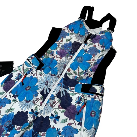 Bogner FIRE+ICE x LoveShackFancy Ivie Floral Ski Bib Pants XS Rare NWT - Picture 4 of 16